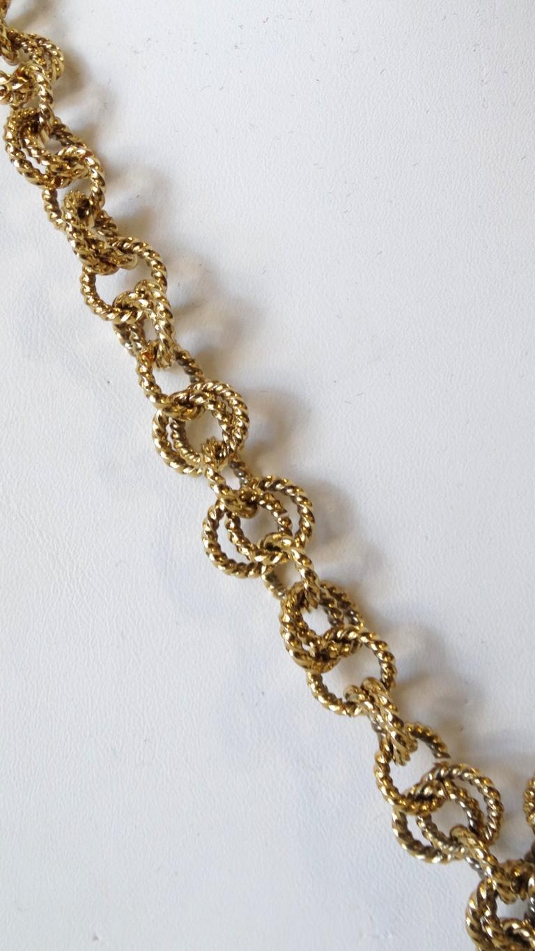 Gold Plated Lion Pendant Necklace   2