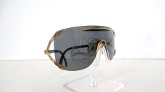 1980s Vintage Christian Dior Shield Sunglasses