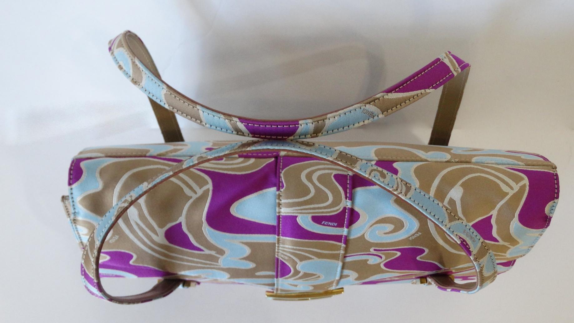 2000s Fendi Psychedelic Swirl Bag 6
