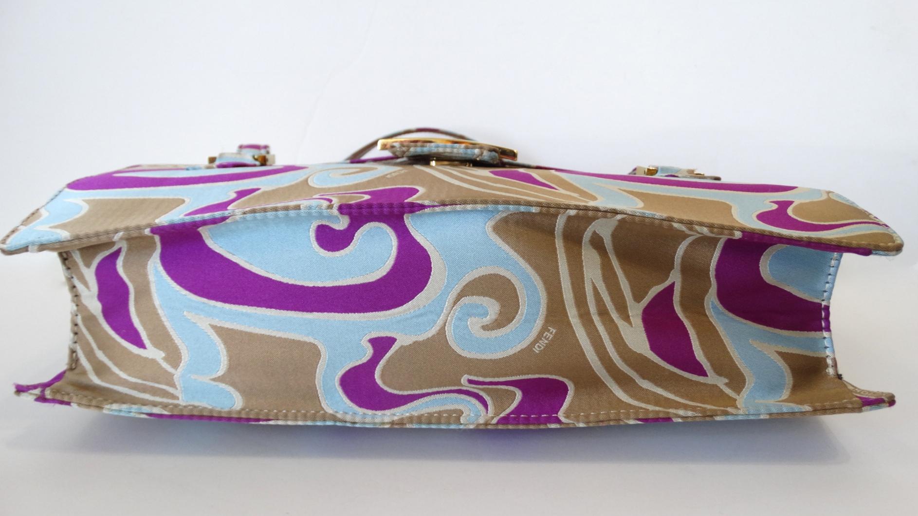 2000s Fendi Psychedelic Swirl Bag  8