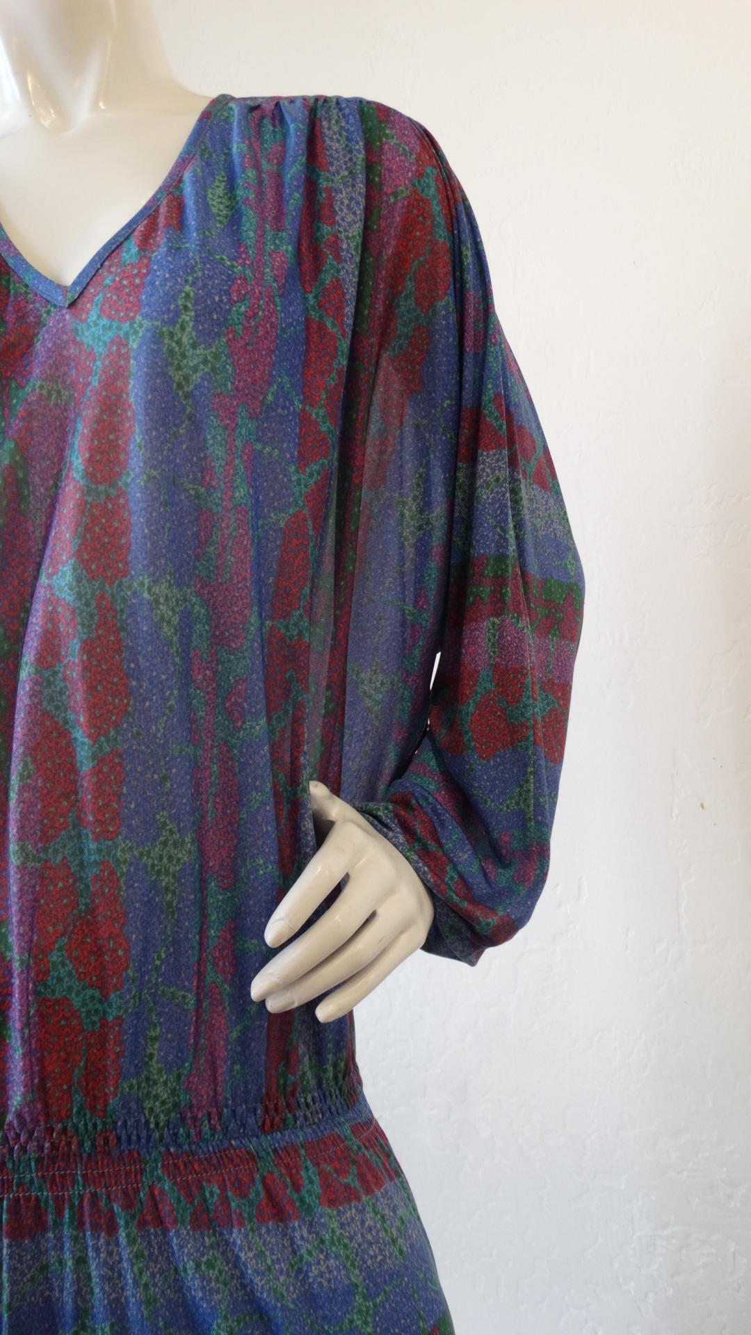1970s Missoni Silk Abstract Dress 2