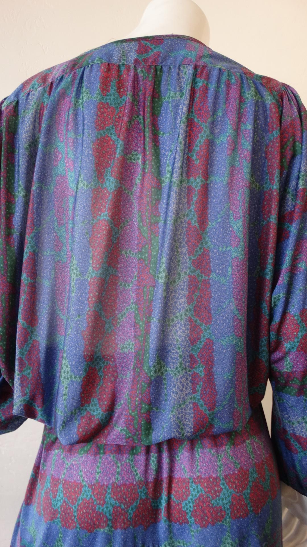 1970s Missoni Silk Abstract Dress 9