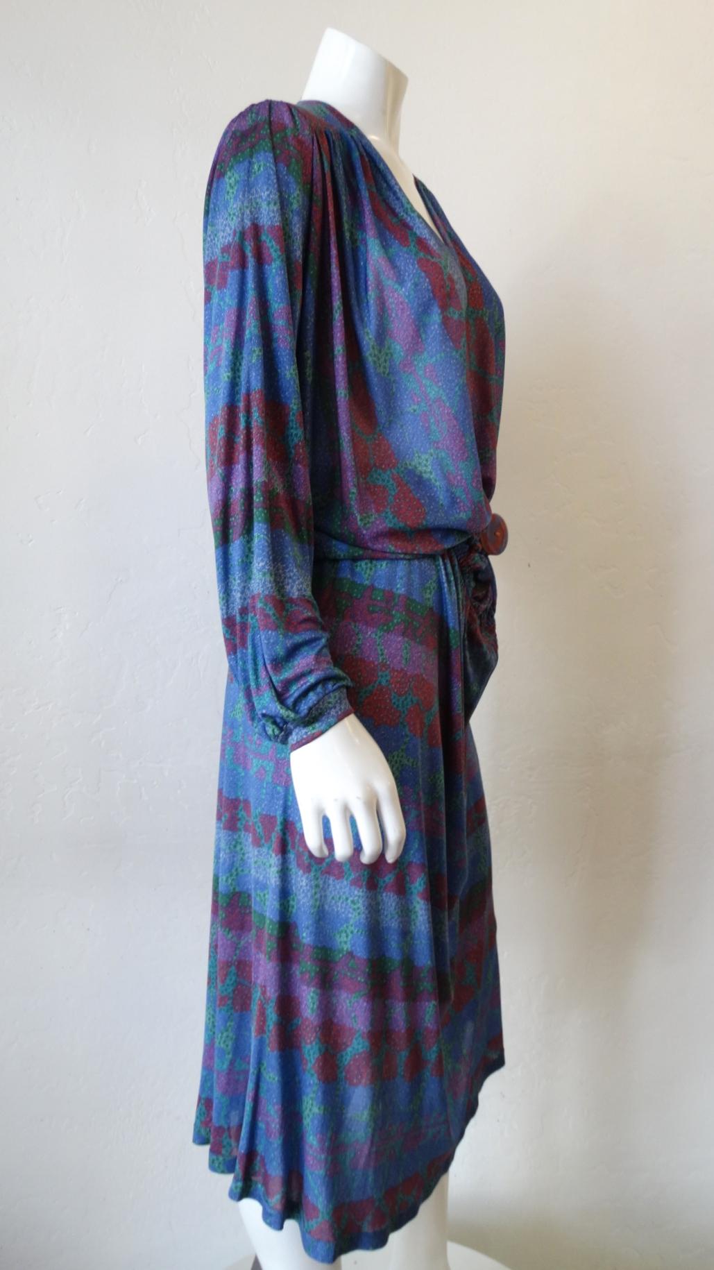 1970s Missoni Silk Abstract Dress 5