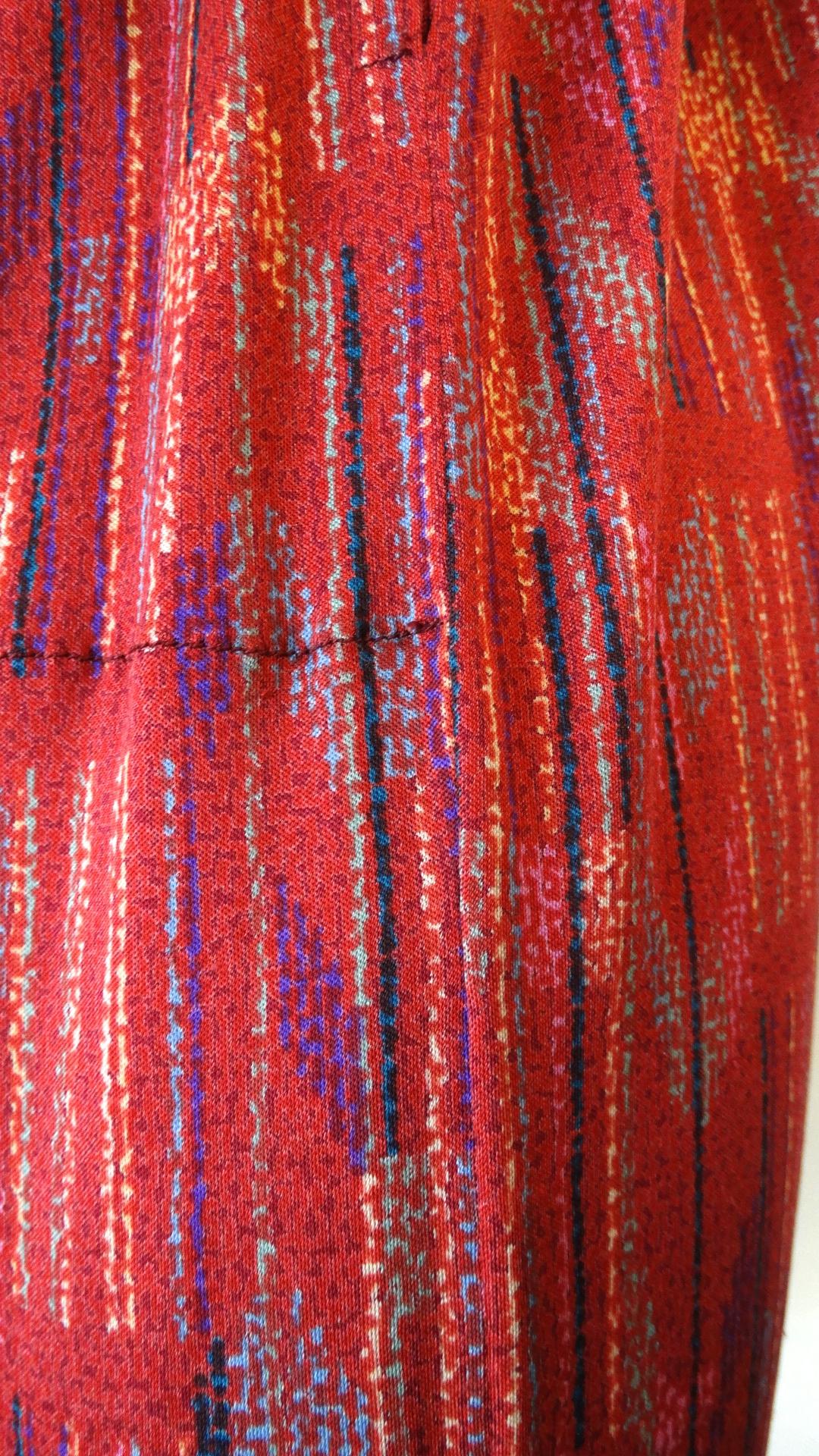 1970s Missoni Silk Wrap Dress with Rope Belt 9