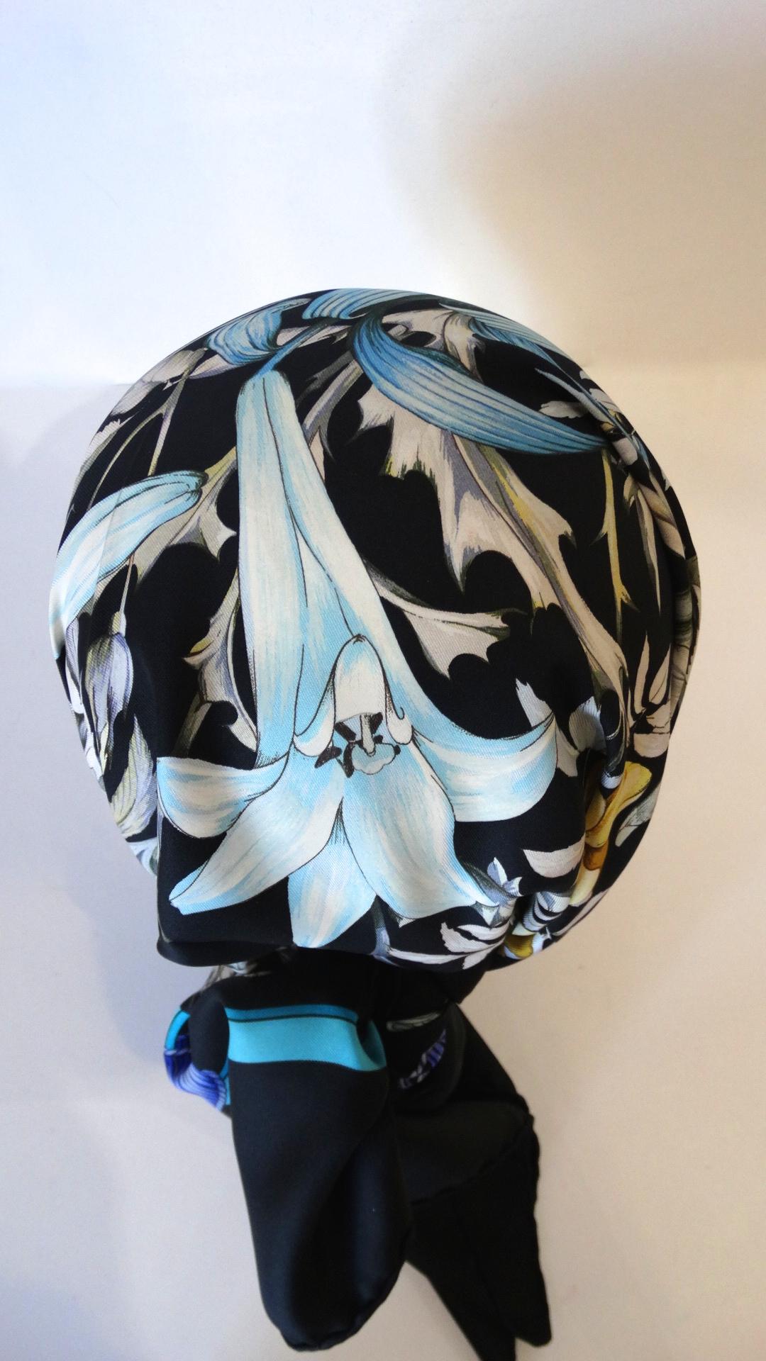 1972 Rare Hermes Regina Silk Scarf 2
