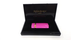 Rare 1960s Yves Saint Laurent Mini Louisiane Pink Lighter