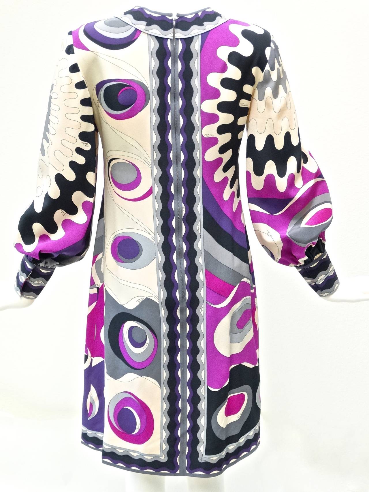 1960s Mod Emilio Pucci Silk Dress at 1stdibs