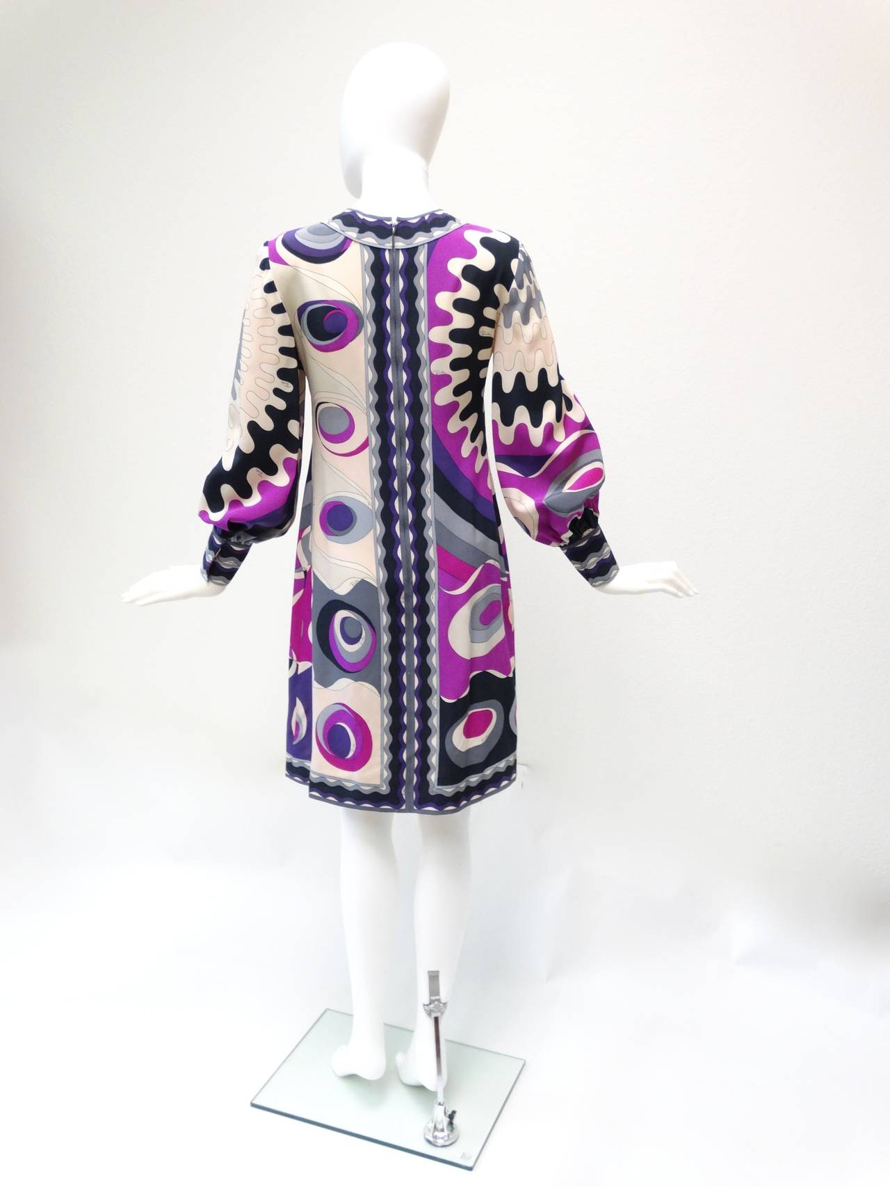 1960s Mod Emilio Pucci Silk Dress 4