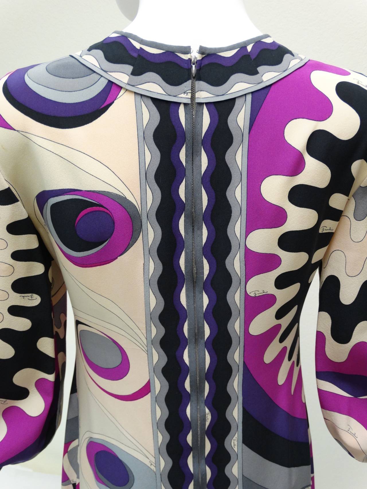 1960s Mod Emilio Pucci Silk Dress 3