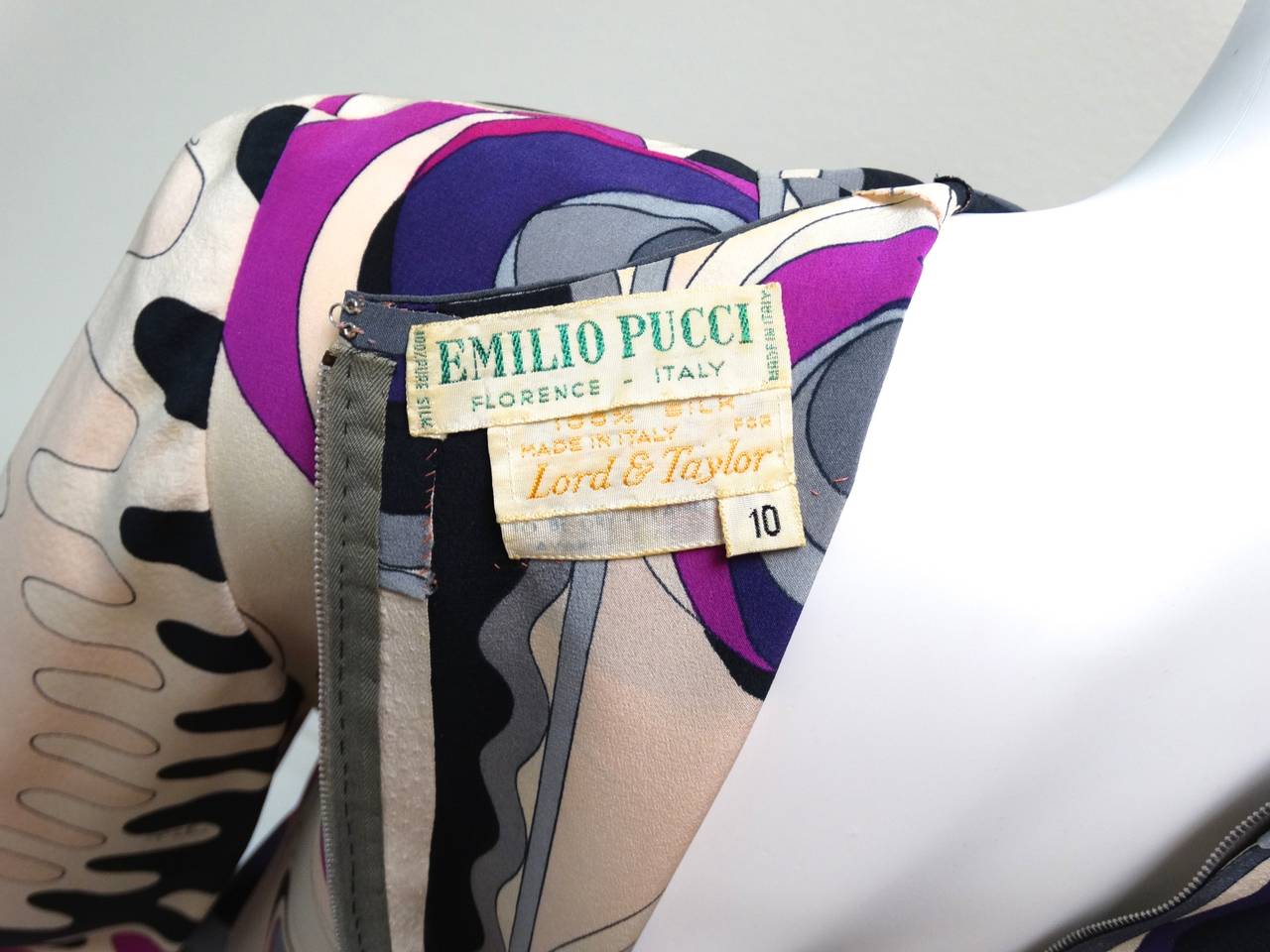 1960s Mod Emilio Pucci Silk Dress 6