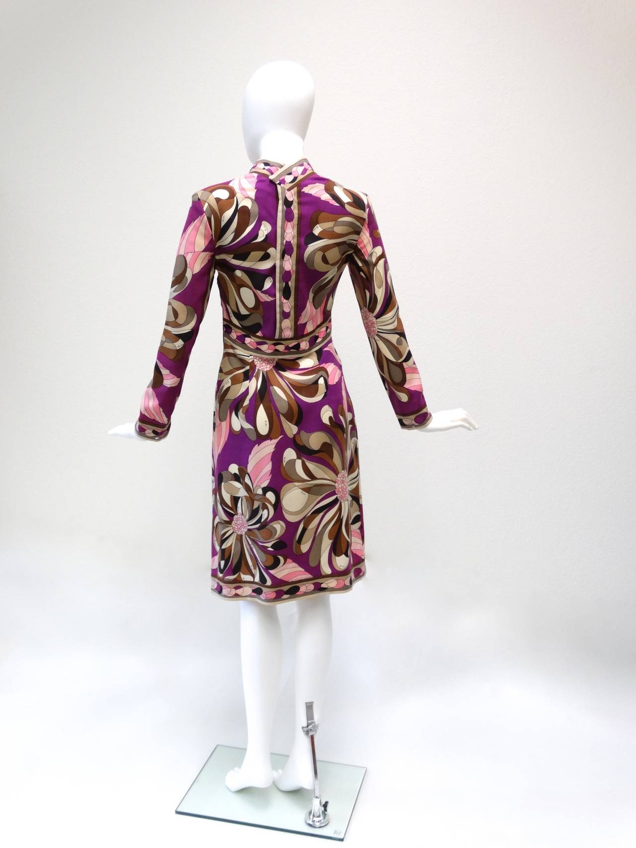 1960s Mod Emilio Pucci Wool Dress with Sequins 3
