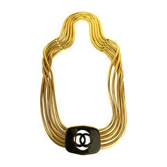 1997 Chanel Gold Multi-Cord Resin Belt
