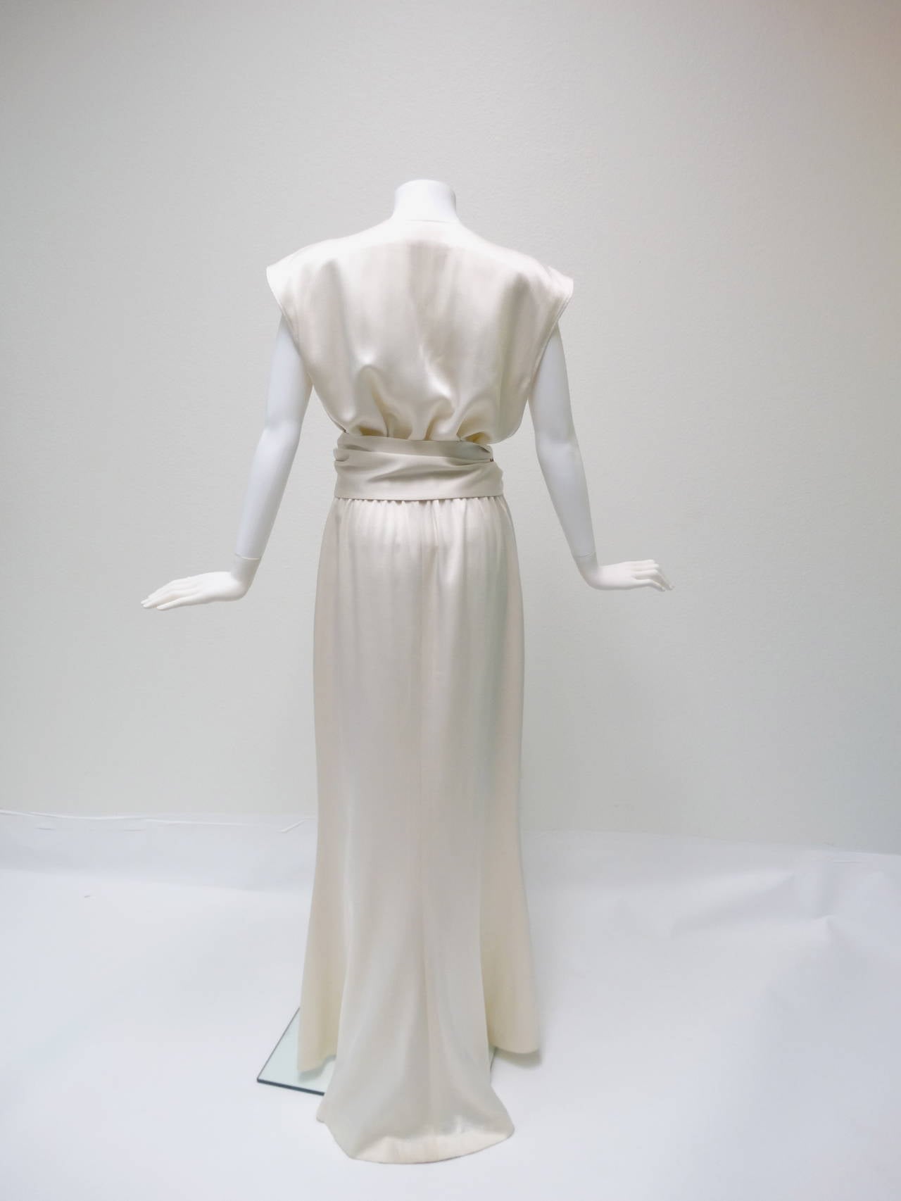 1970's Yves Saint Laurent Silk Gown 1