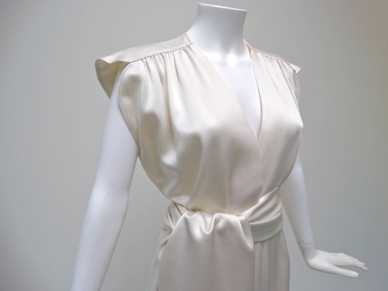 Women's 1970's Yves Saint Laurent Silk Gown