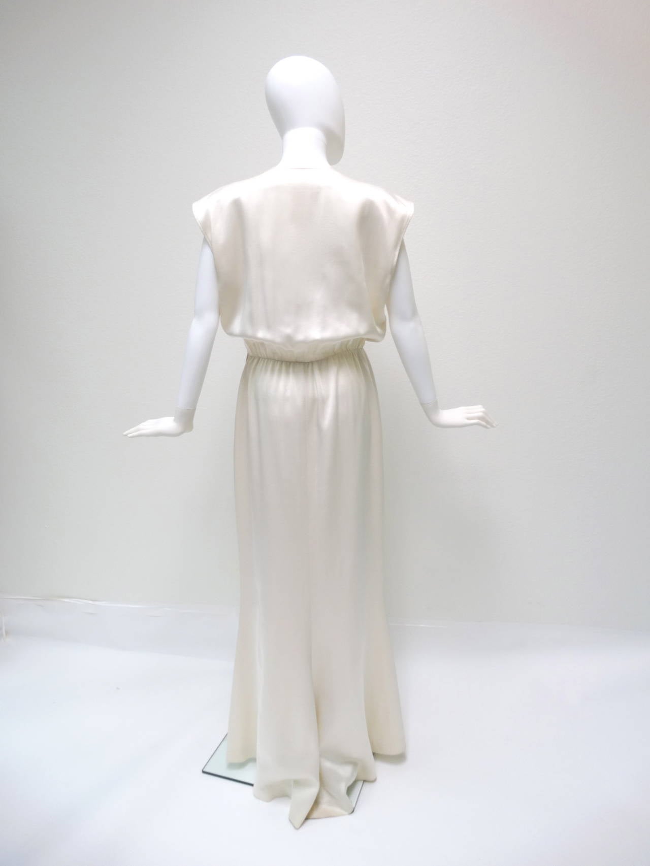 1970's Yves Saint Laurent Silk Gown 3