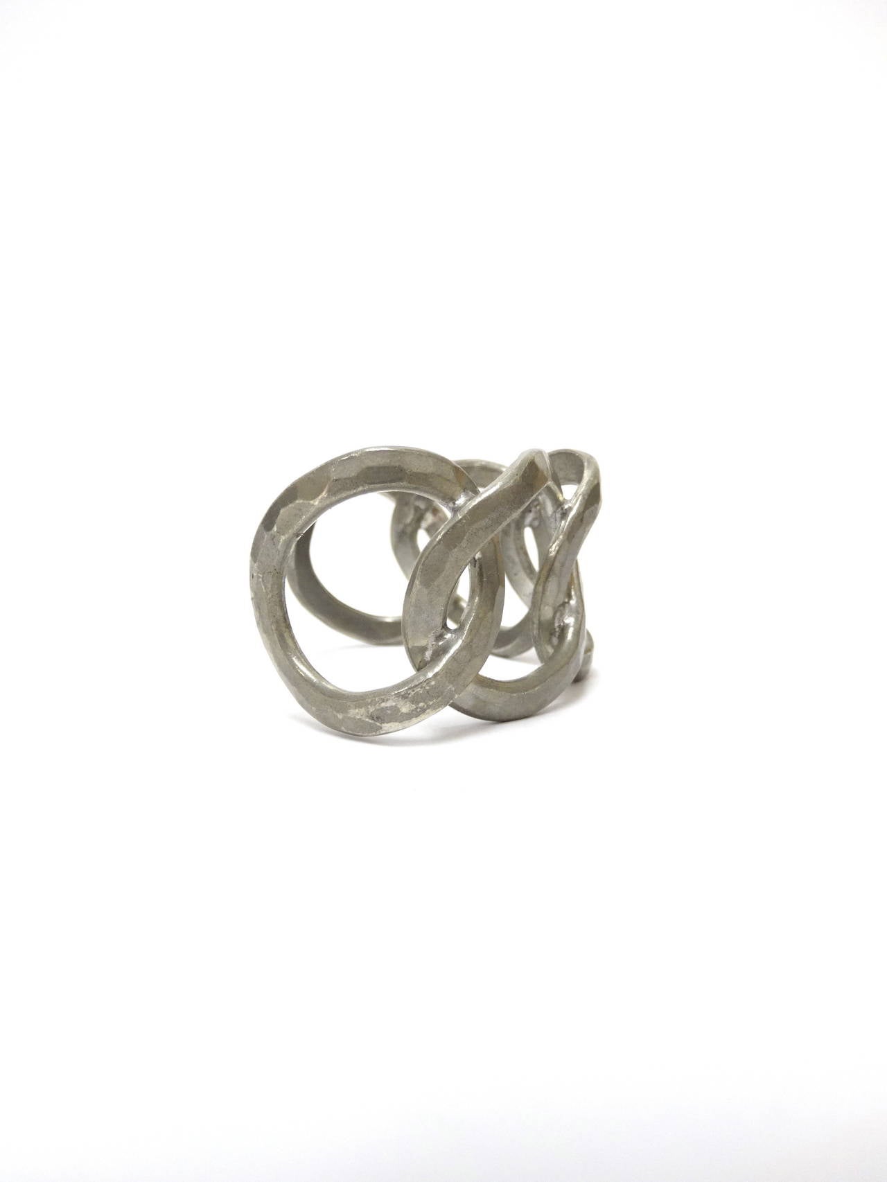 1960s Bent Larsen Modernist Link Cuff Bracelet