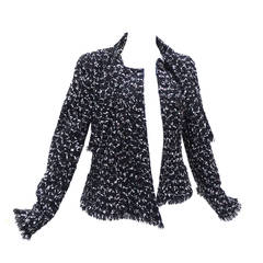 2006A Chanel Black Tweed Jacket