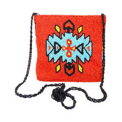 1993 Beaded Southwest Tribal Shoulderbag 12
