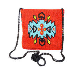 Beaded Southwest Tribal Shoulder bag, 1993 