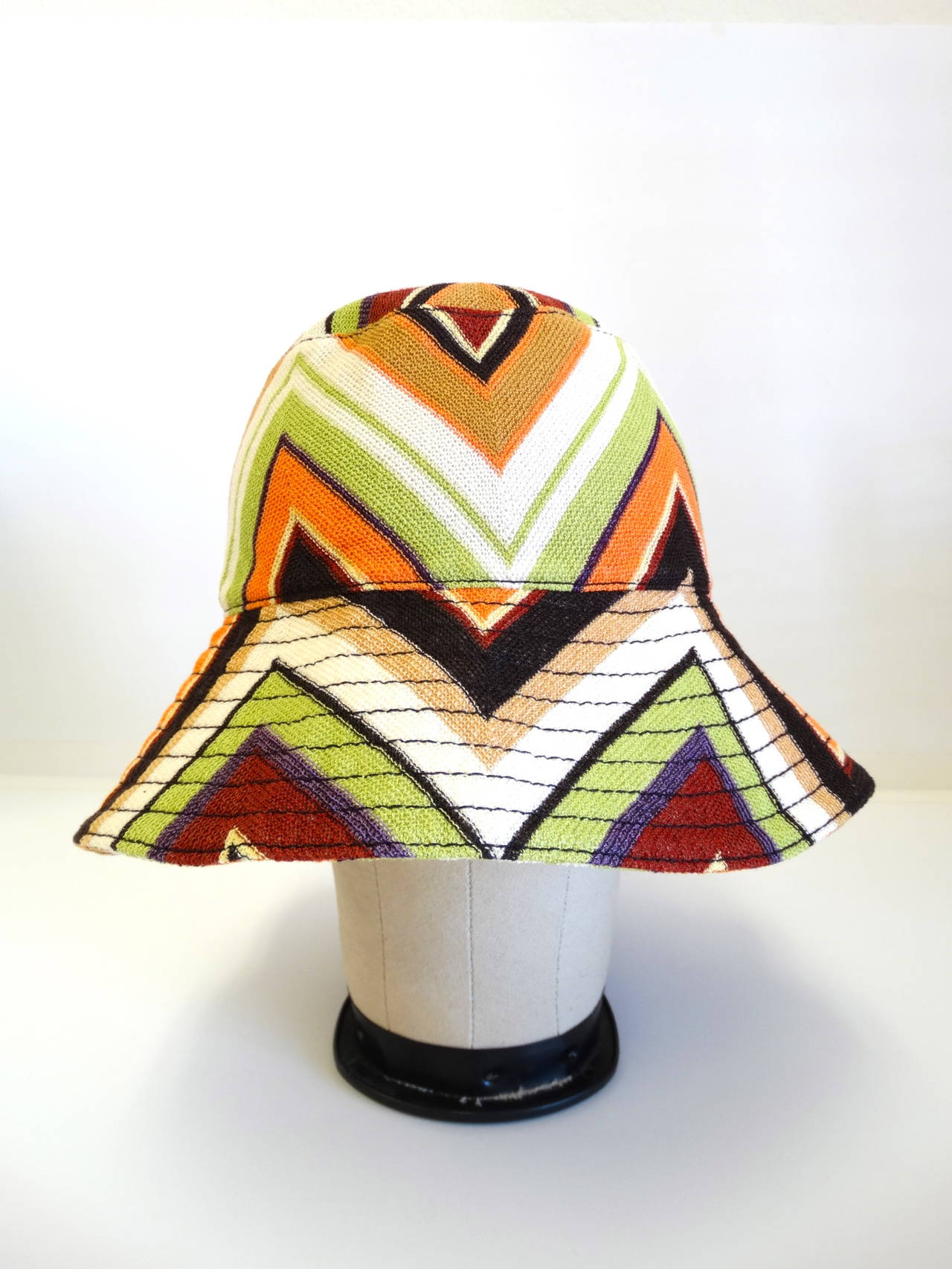 Vintage Missoni Knit Bucket Hat 3