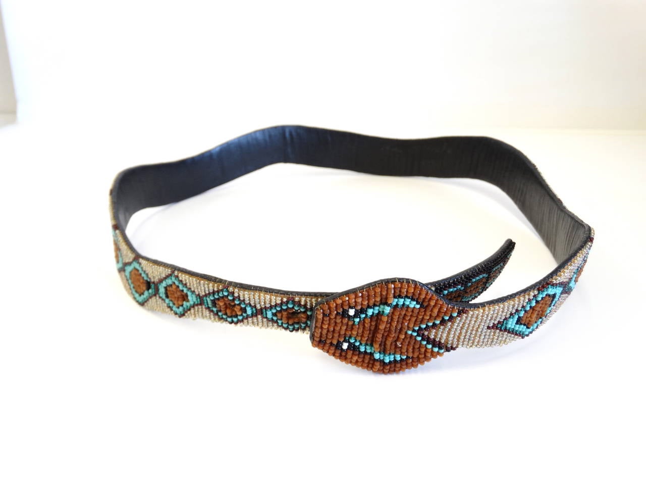 1990s Beaded Diamondback Rattlesnake Belt at 1stDibs diamondback
