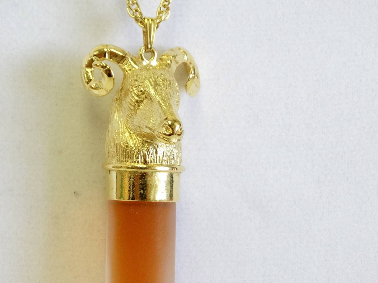 1970s Charles Revson Ram's Head Perfume Flask 1