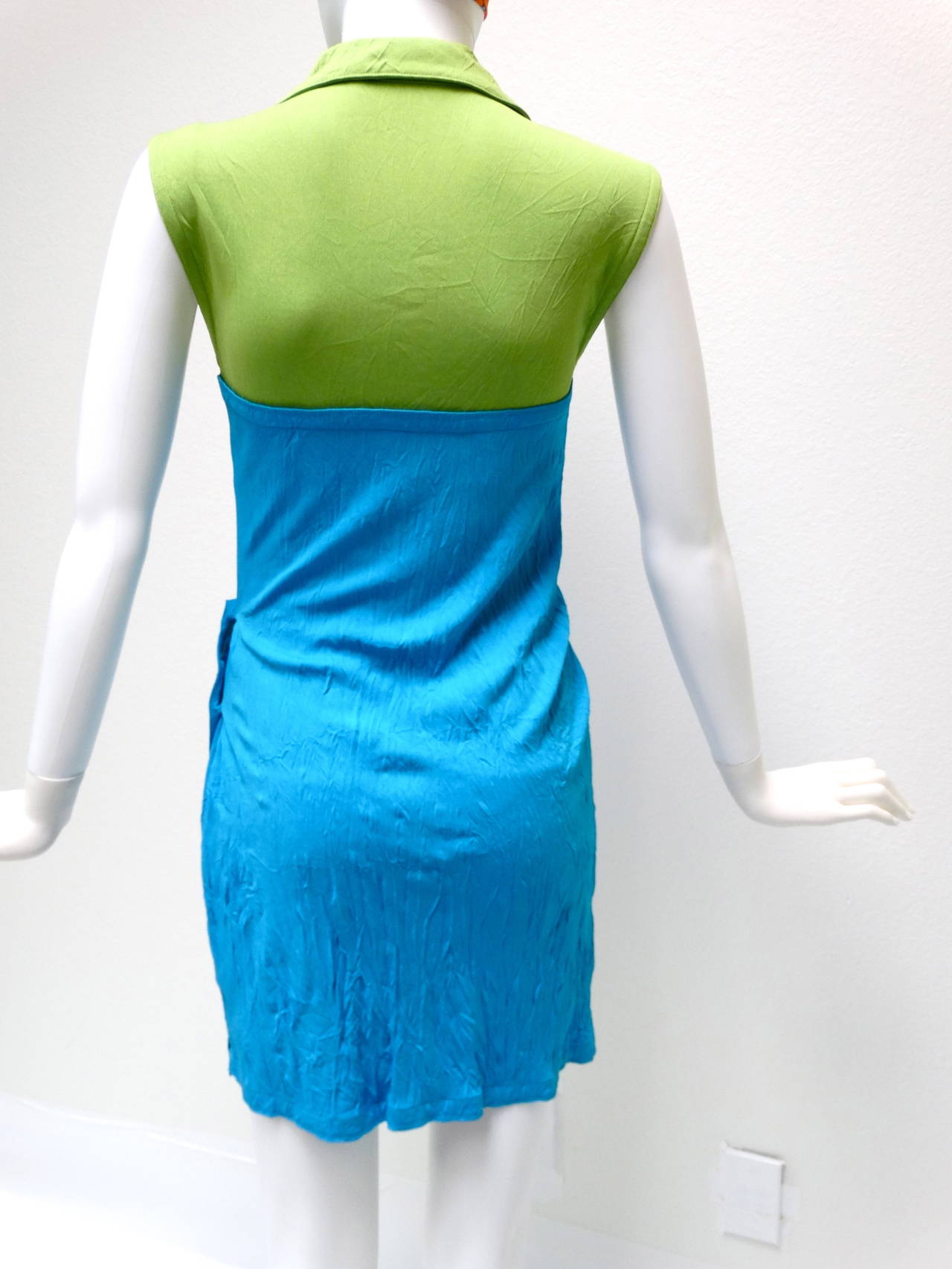 Gianni Versace Couture Safety Pin Short Dress Jumpsuit, 1994 3