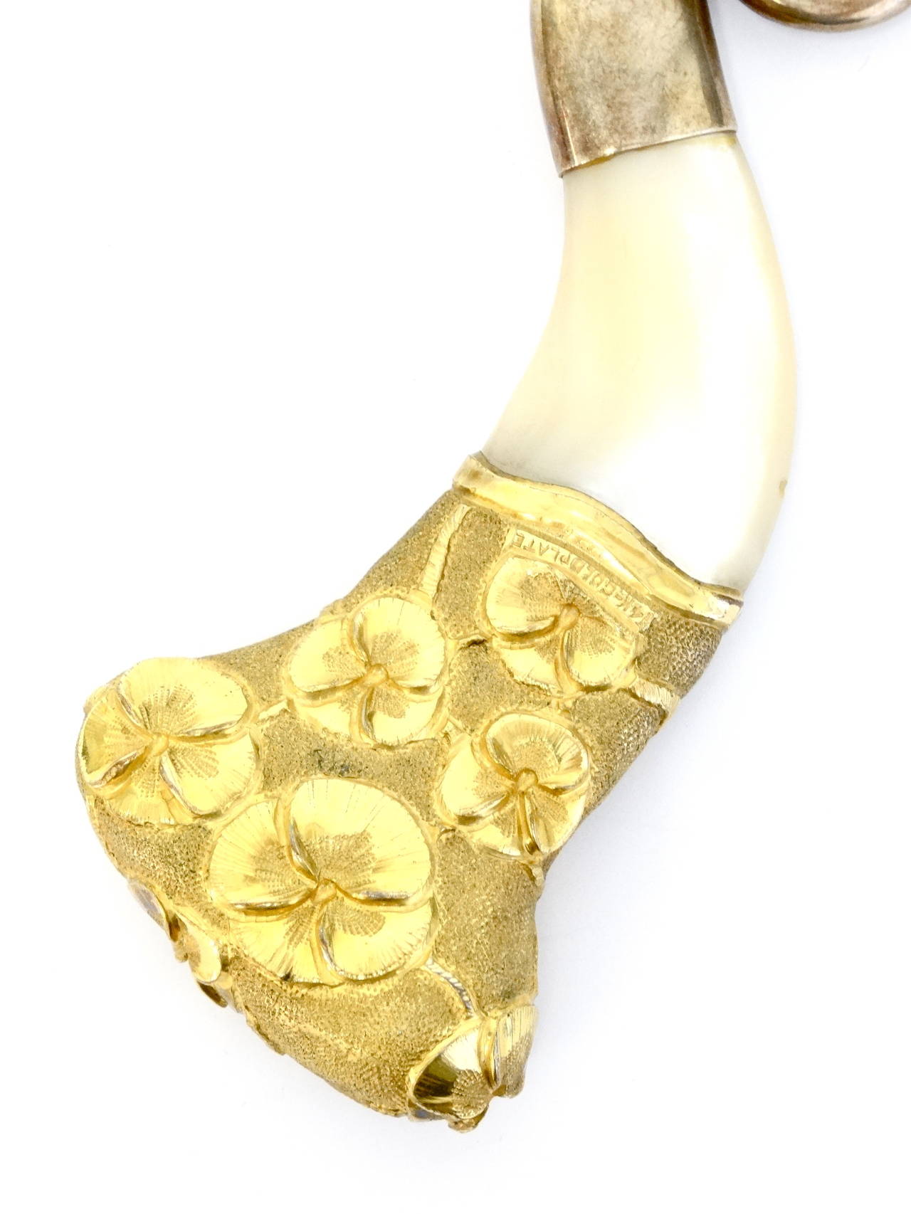Rare 1970s Artisan Italian Horn Pendent Necklace 2