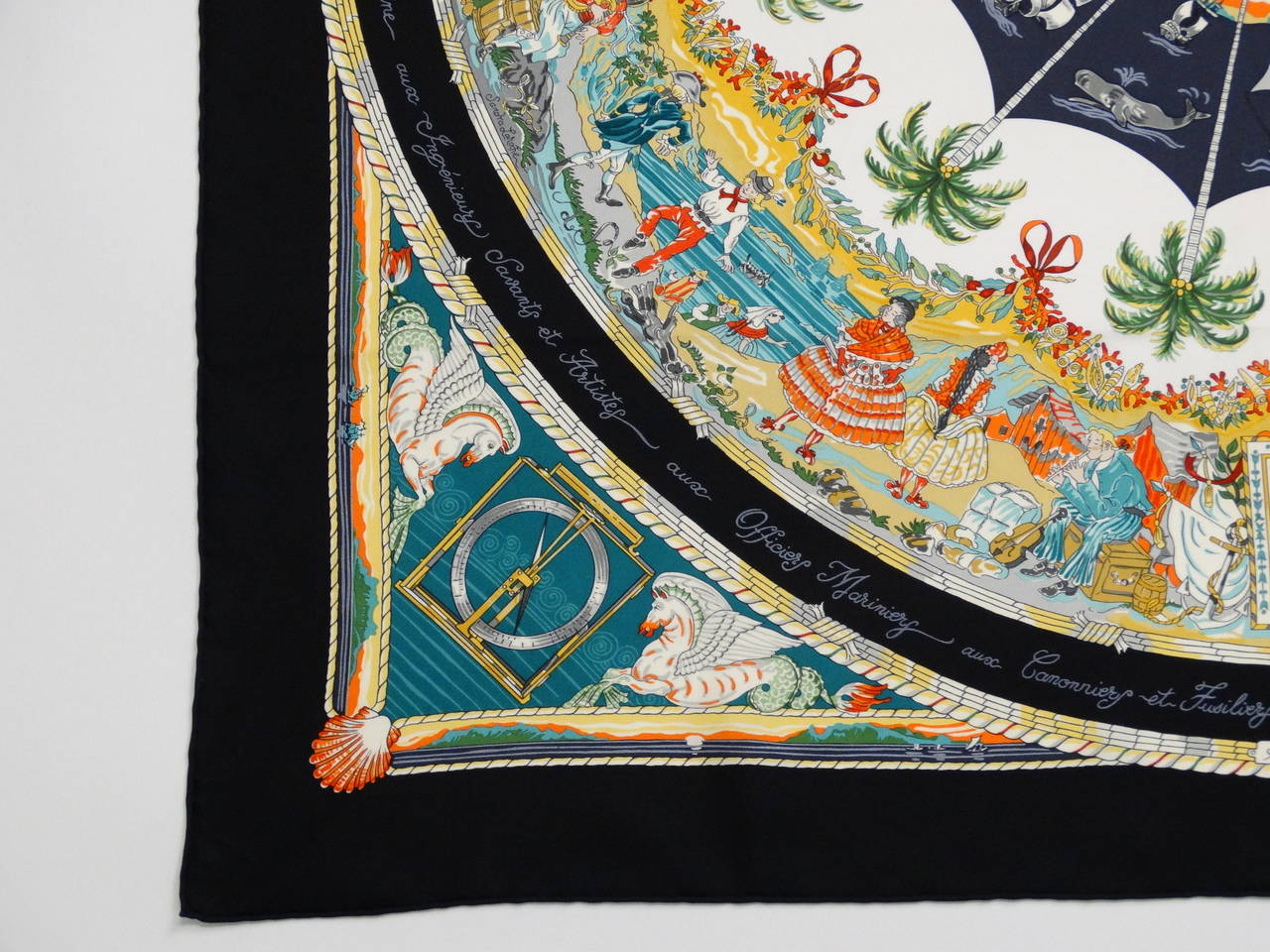 2009 Hermes Paris Per Astra Ad Astra Silk Scarf by Sandra Laroche 1