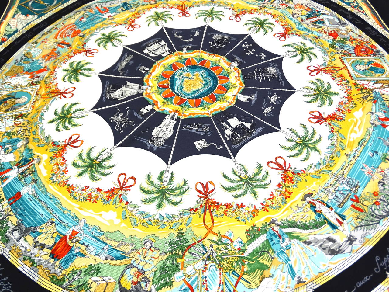 2009 Hermes Paris Per Astra Ad Astra Silk Scarf by Sandra Laroche 2