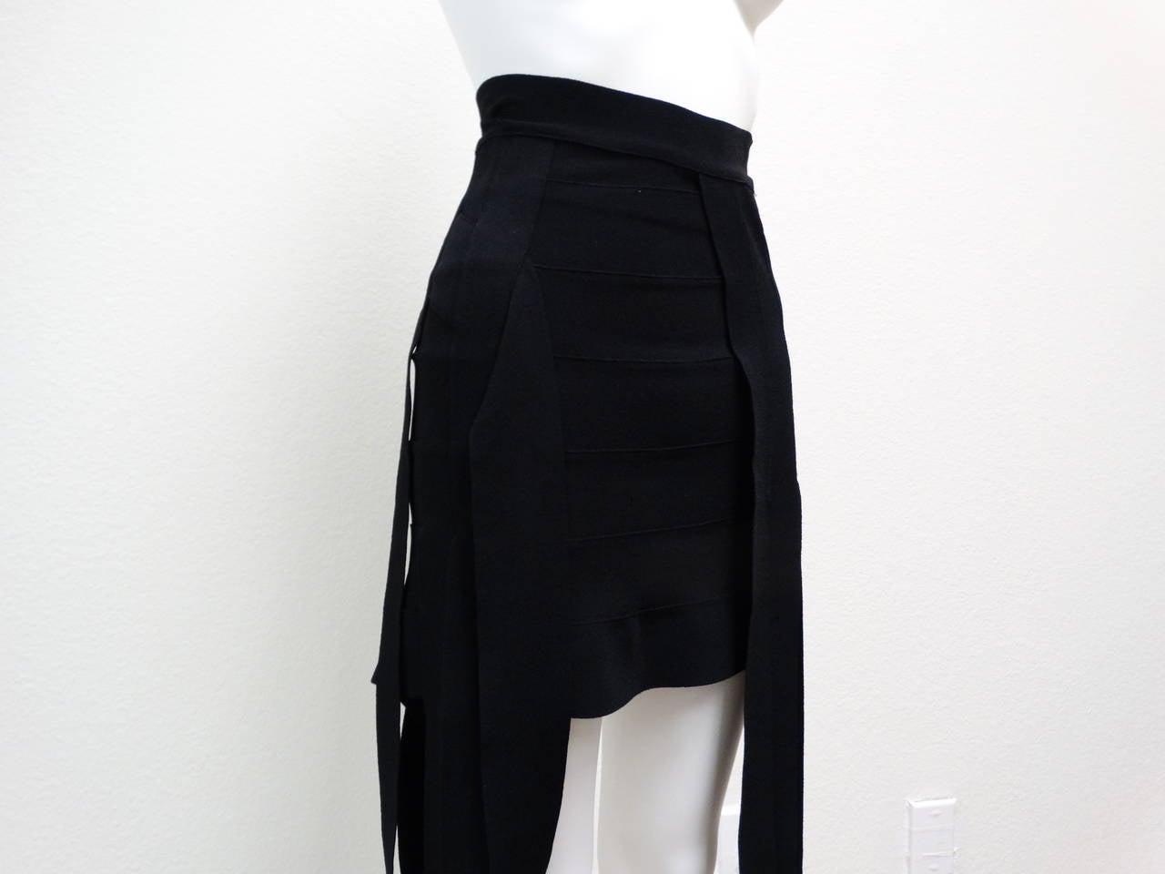 1990s Moschino Roman CarWash Bandage Skirt 2