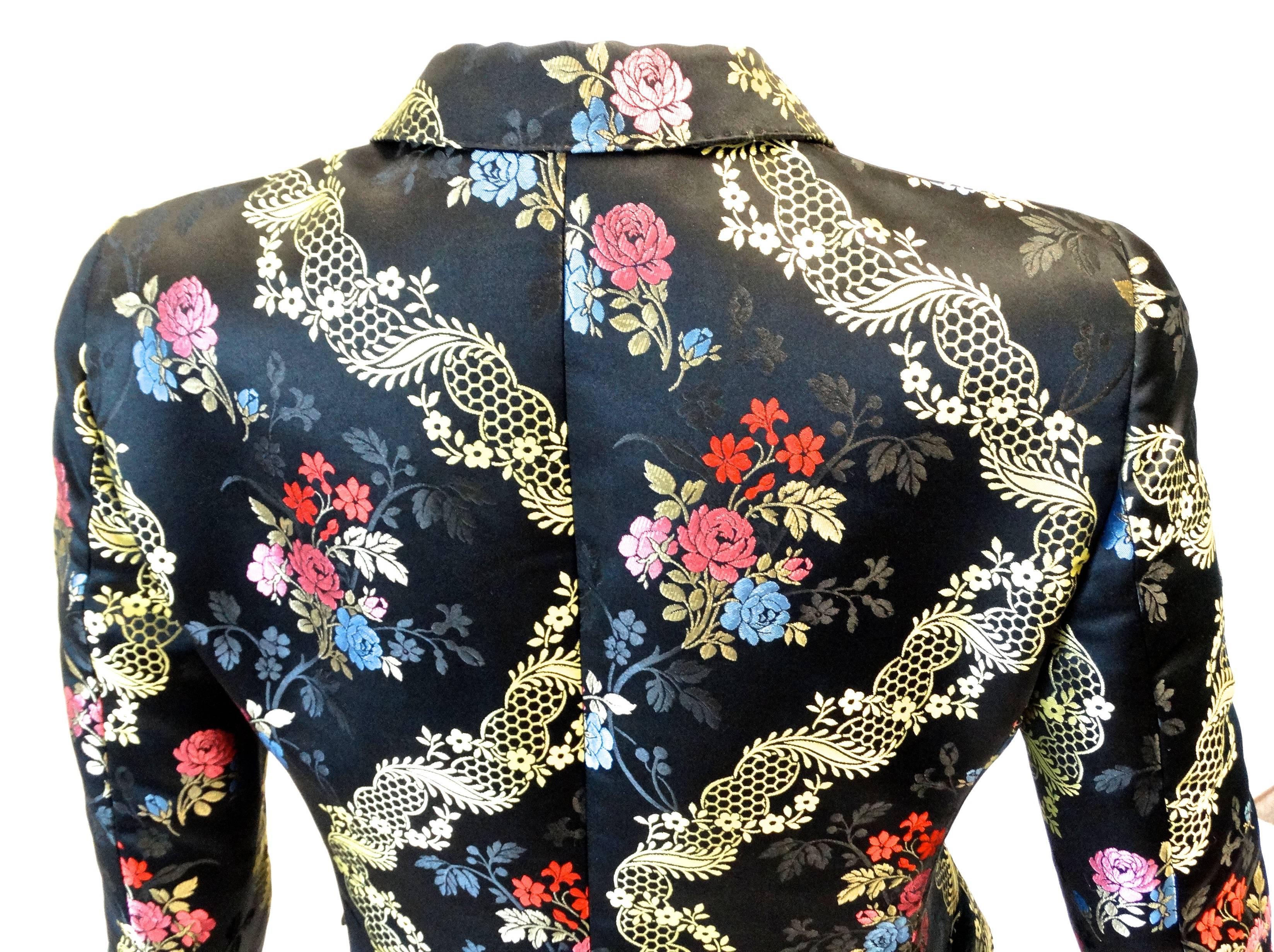 Women's 1990s Moschino Couture Silk Evening Jacket 