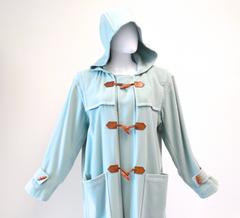 1970s Yves Saint Laurent Hooded Toggle Coat