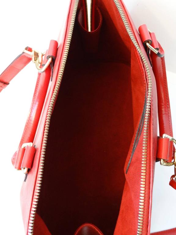 1990s Louis Vuitton Epi Alma PM Castilian Red Handbag at 1stDibs | alma ...