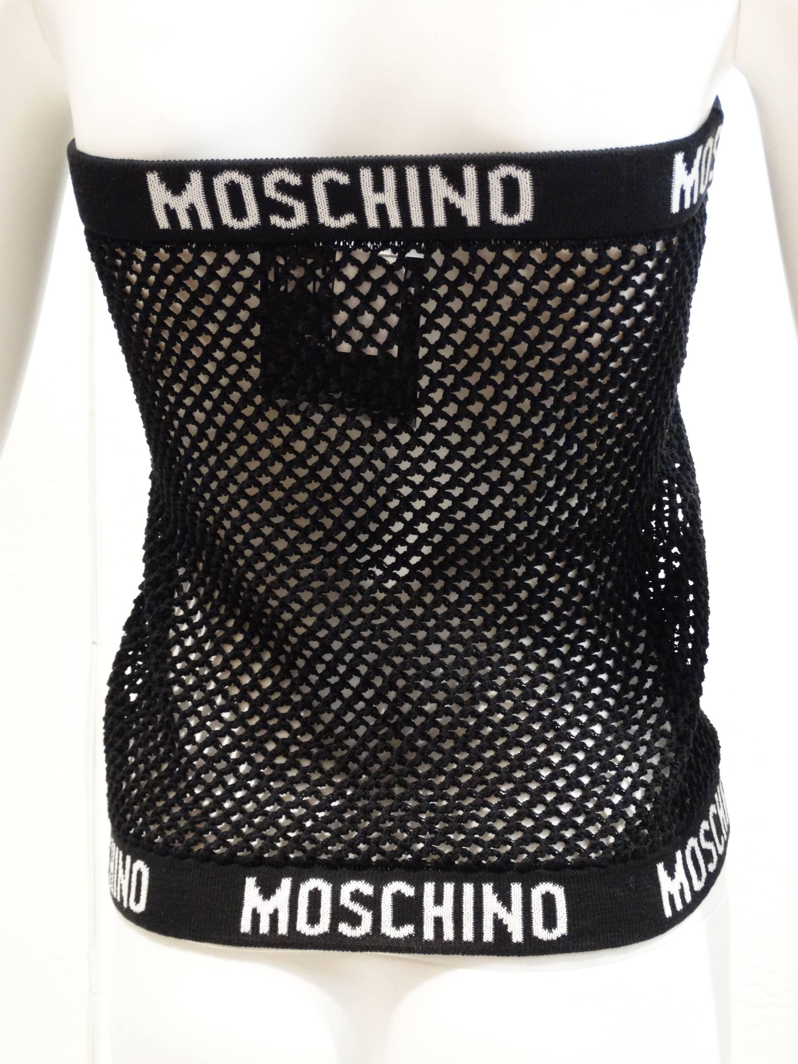 2015 Moschino Fishnet Tube Top 3