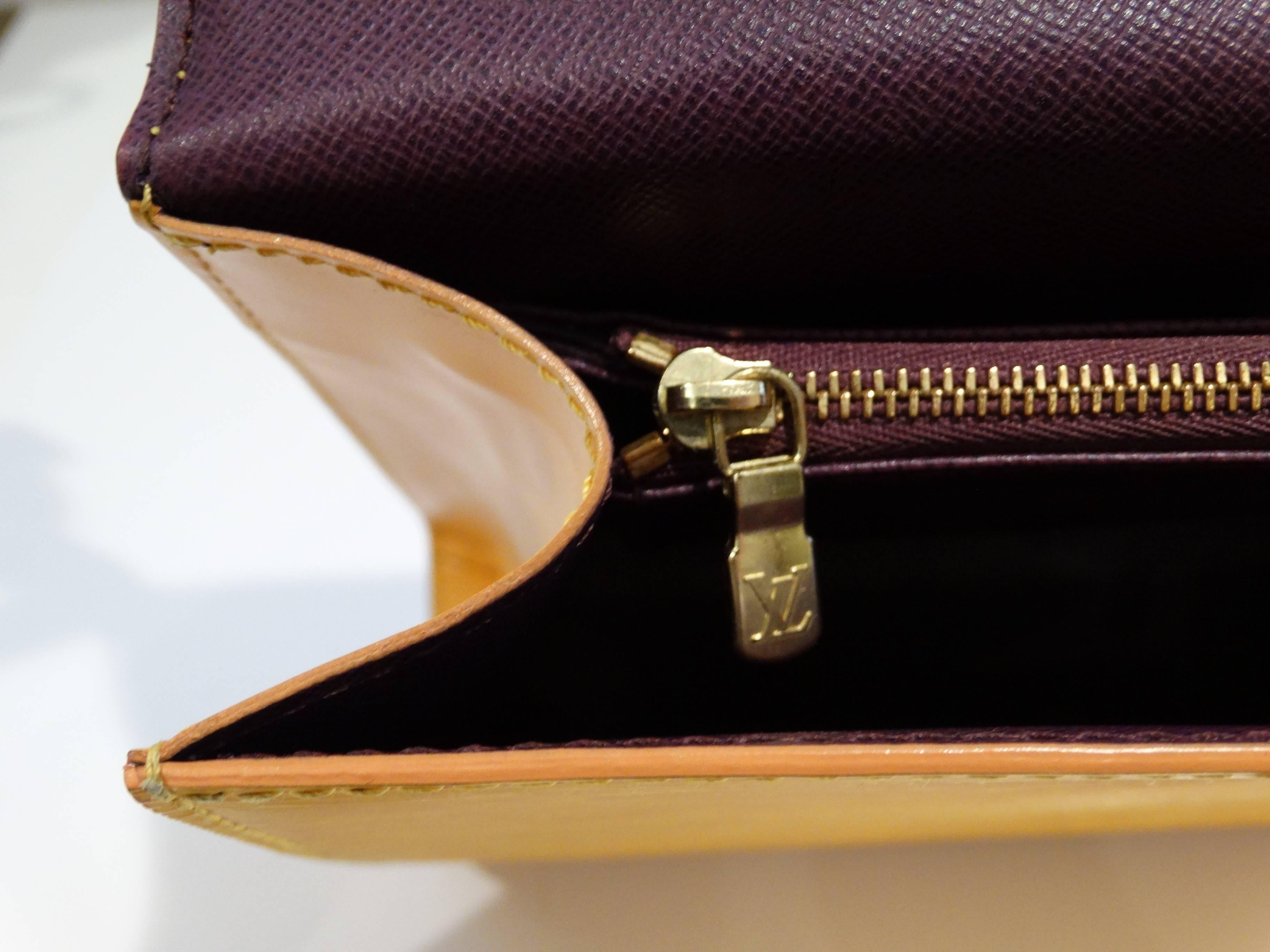 1995 Louis Vuitton Yellow Epi Leather Malesherbes Bag 1