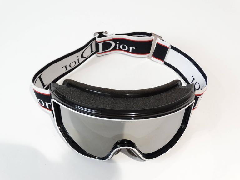 1980s Christian Dior Mirrored Ski Goggles at 1stDibs  christian dior ski  goggles, designer goggles, dior goggles ski