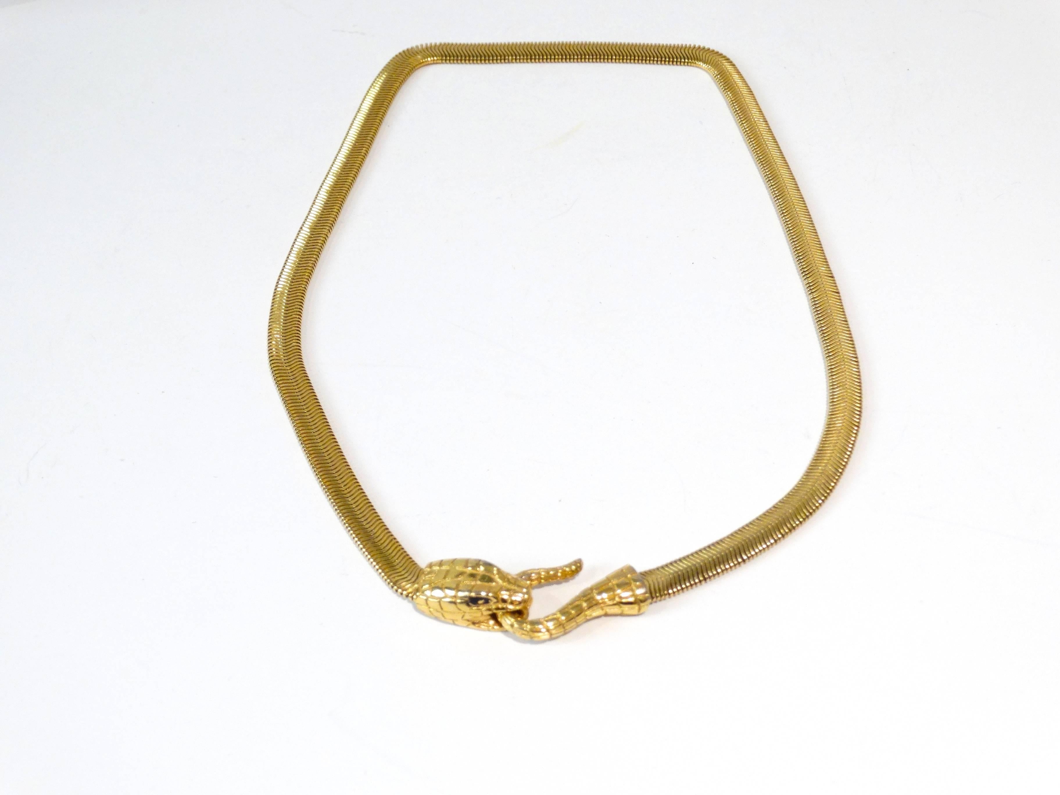 1980s Givenchy Serpent Necklace  In Excellent Condition In Scottsdale, AZ