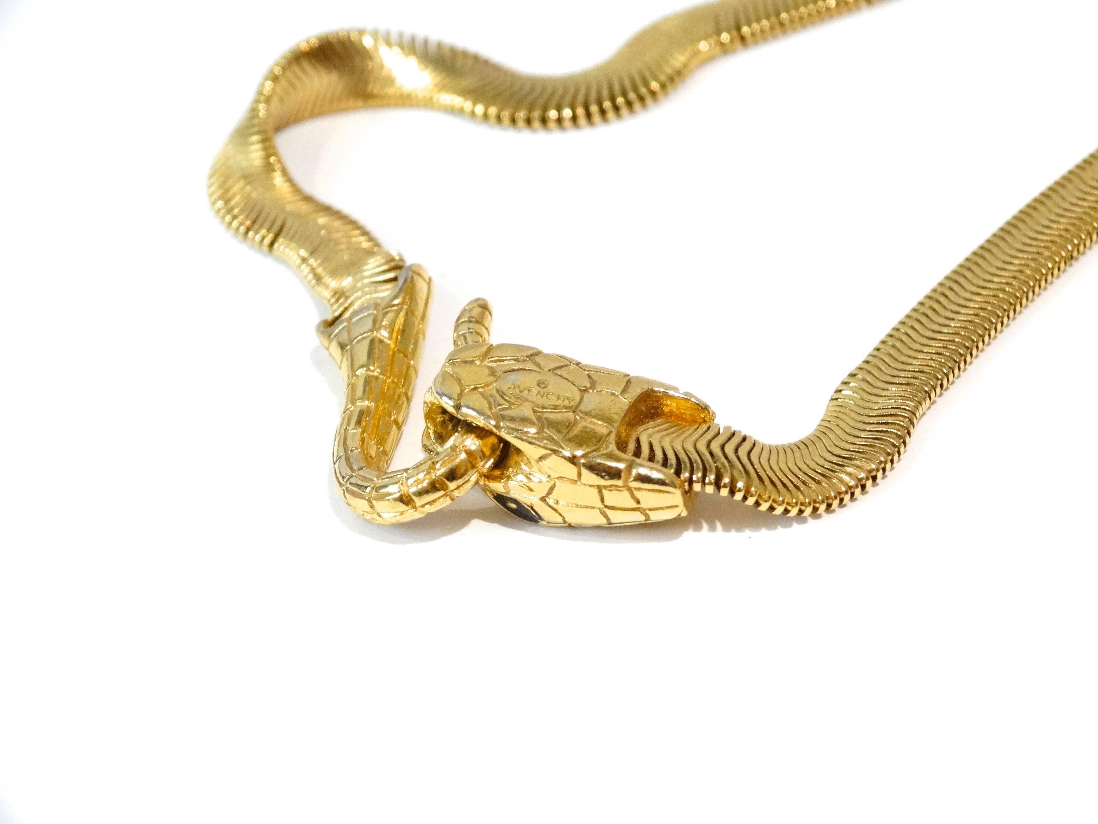 1980s Givenchy Serpent Necklace  3
