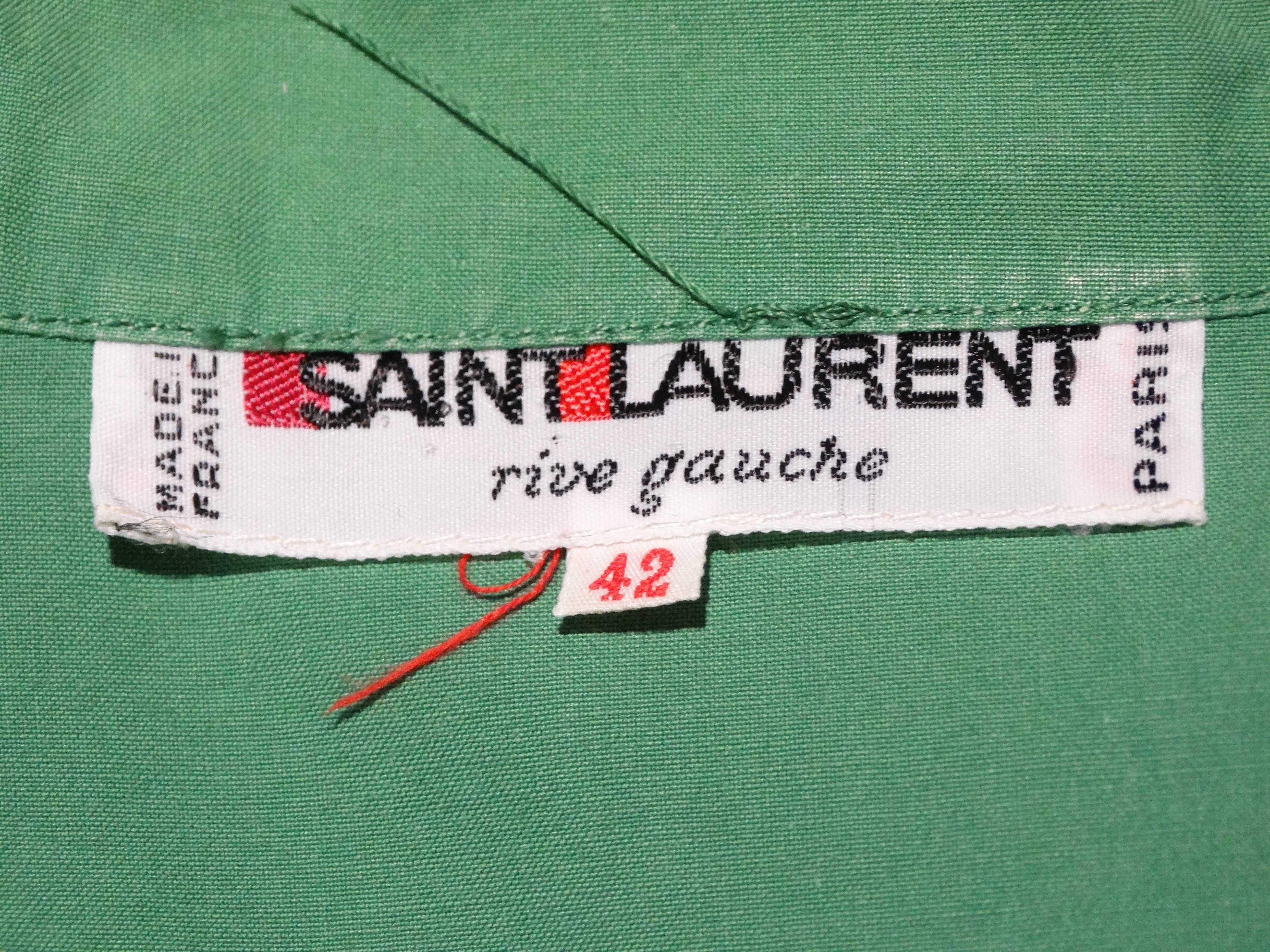 1980s Saint Laurent Rive Gauche Dress 1