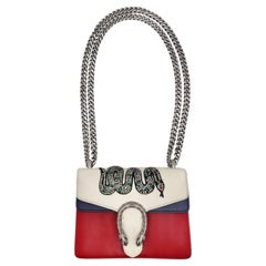 Gucci Bolso Dionisio Bordado Mini Serpiente Cristal Piel Multicolor