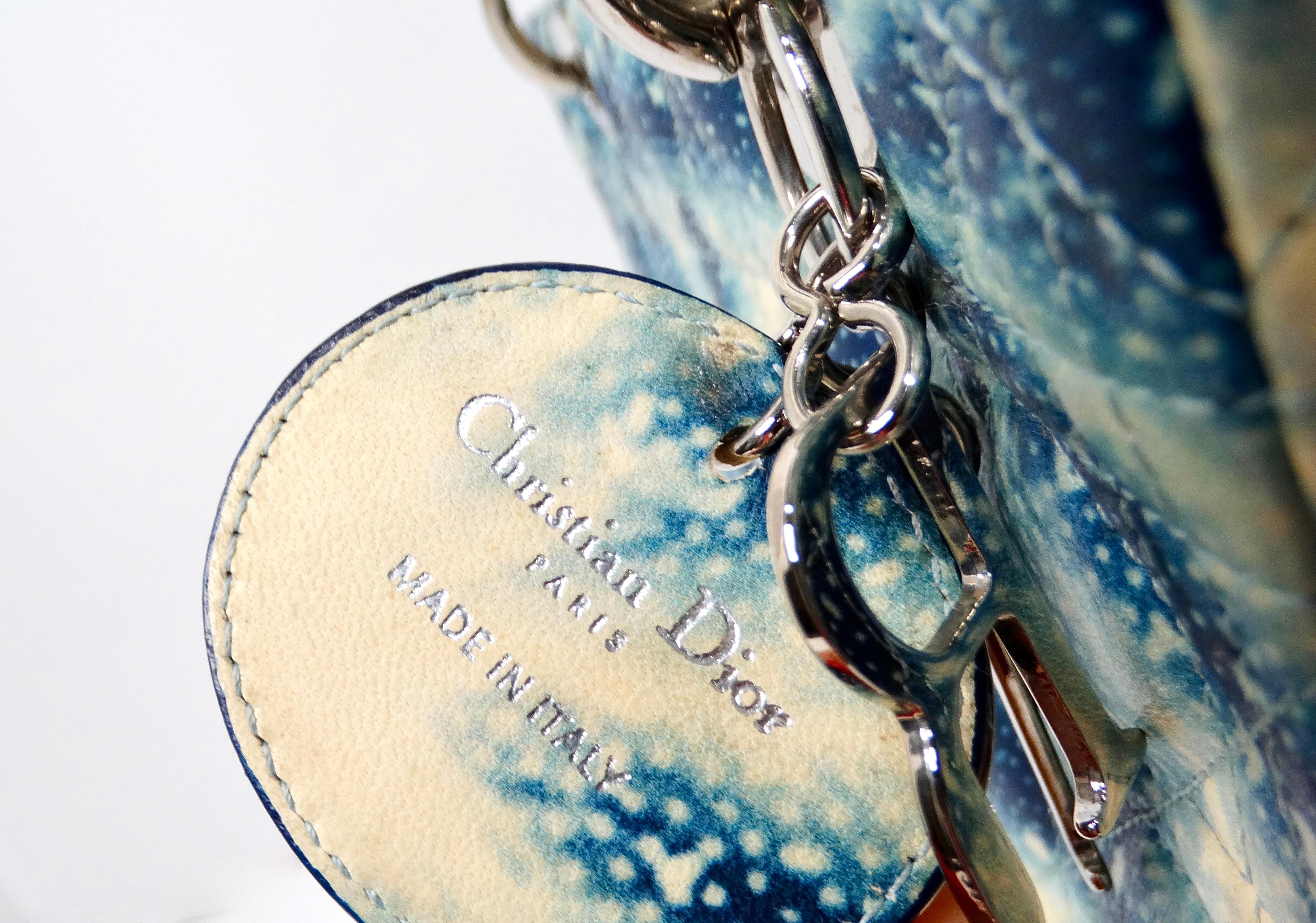 John Galliano for Christian Dior Galaxy Print Lady Dior Handbag S/S 2011 Pour femmes en vente