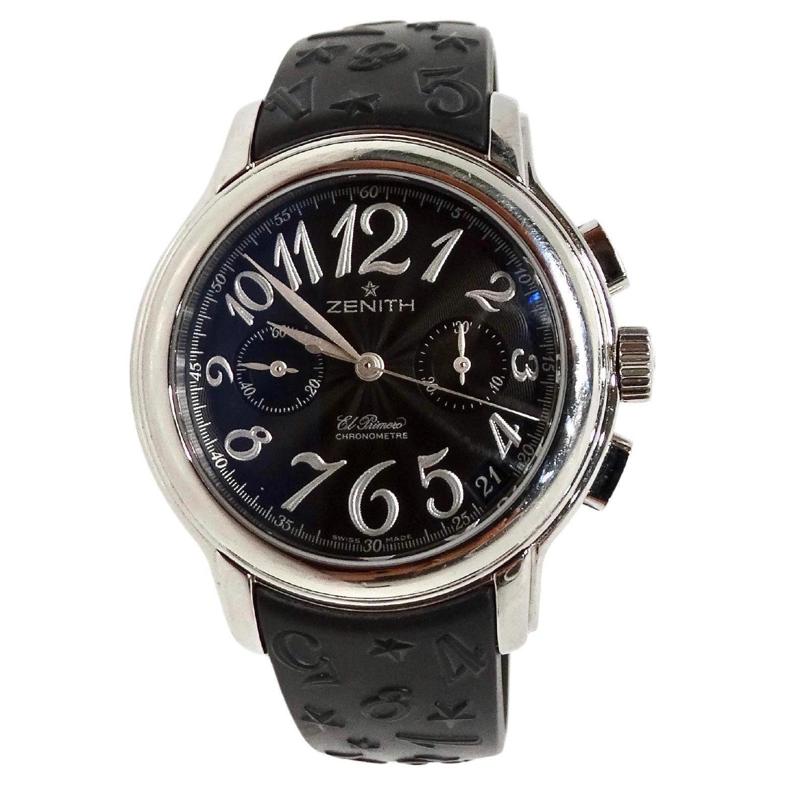 Orologio da polso Zenith Star El Primero Chronomaster in acciaio inossidabile