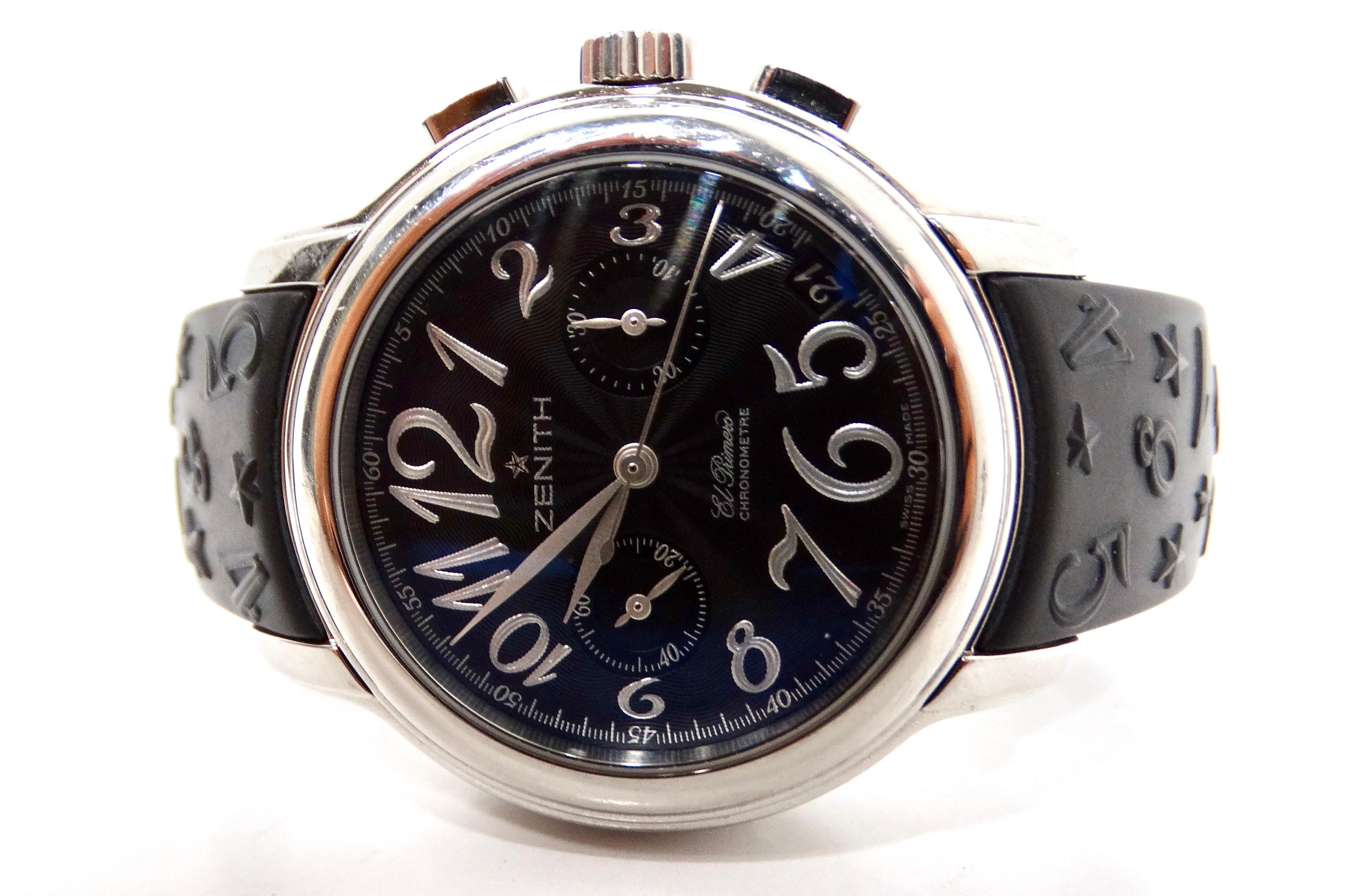 Reloj de pulsera Zenith Star El Primero Chronomaster de acero inoxidable en Bueno estado para la venta en Scottsdale, AZ
