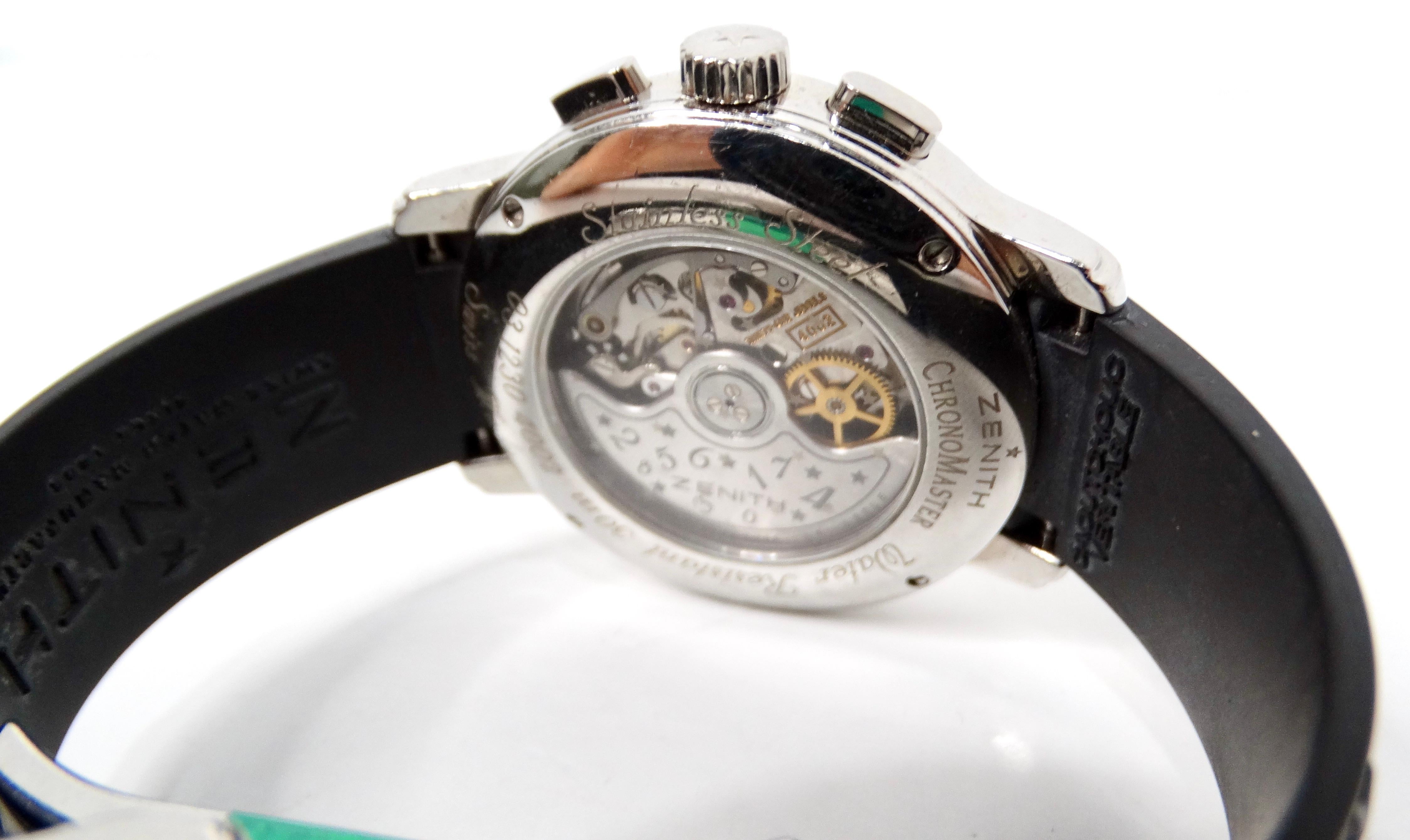 Reloj de pulsera Zenith Star El Primero Chronomaster de acero inoxidable en venta 1