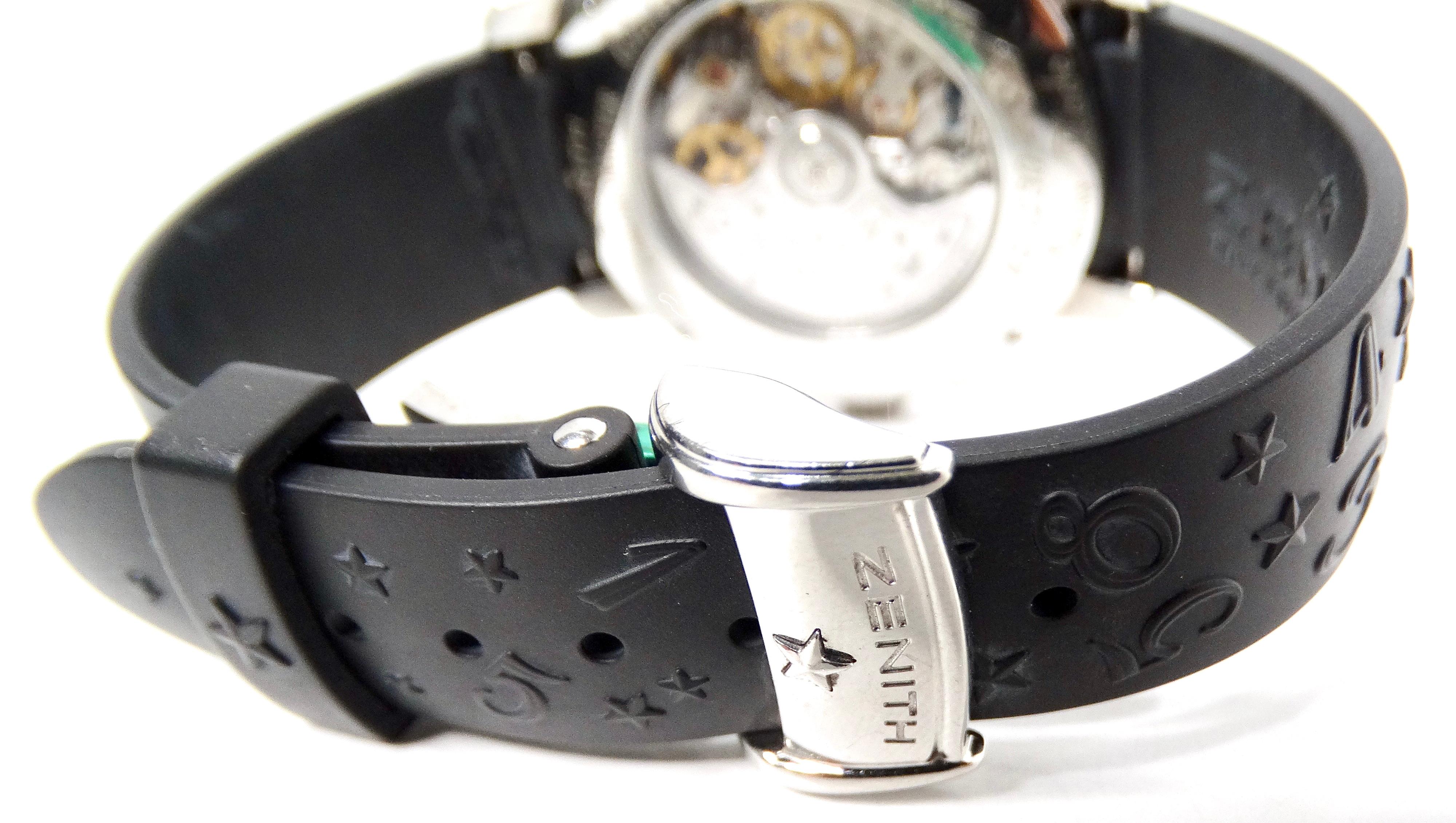 Reloj de pulsera Zenith Star El Primero Chronomaster de acero inoxidable en venta 4