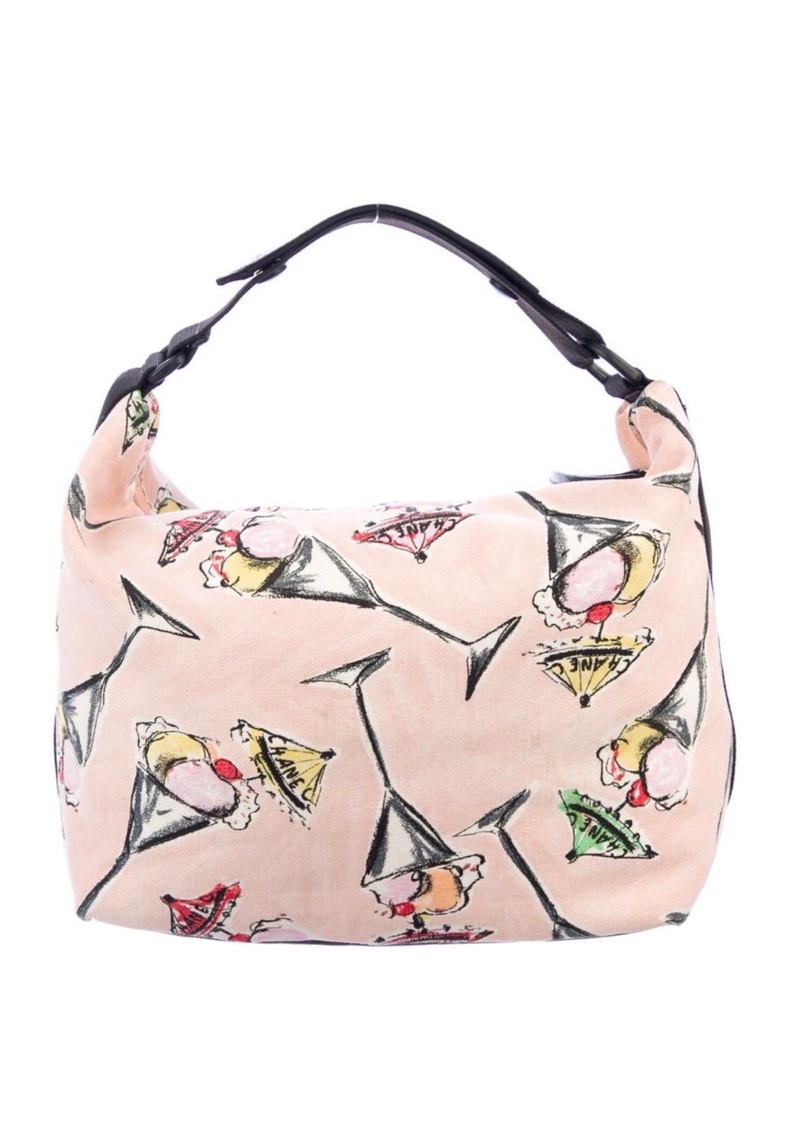Bolso Chanel Iconic Ice Cream Parfait Canvas Print circa 2003 en Bueno estado para la venta en Scottsdale, AZ