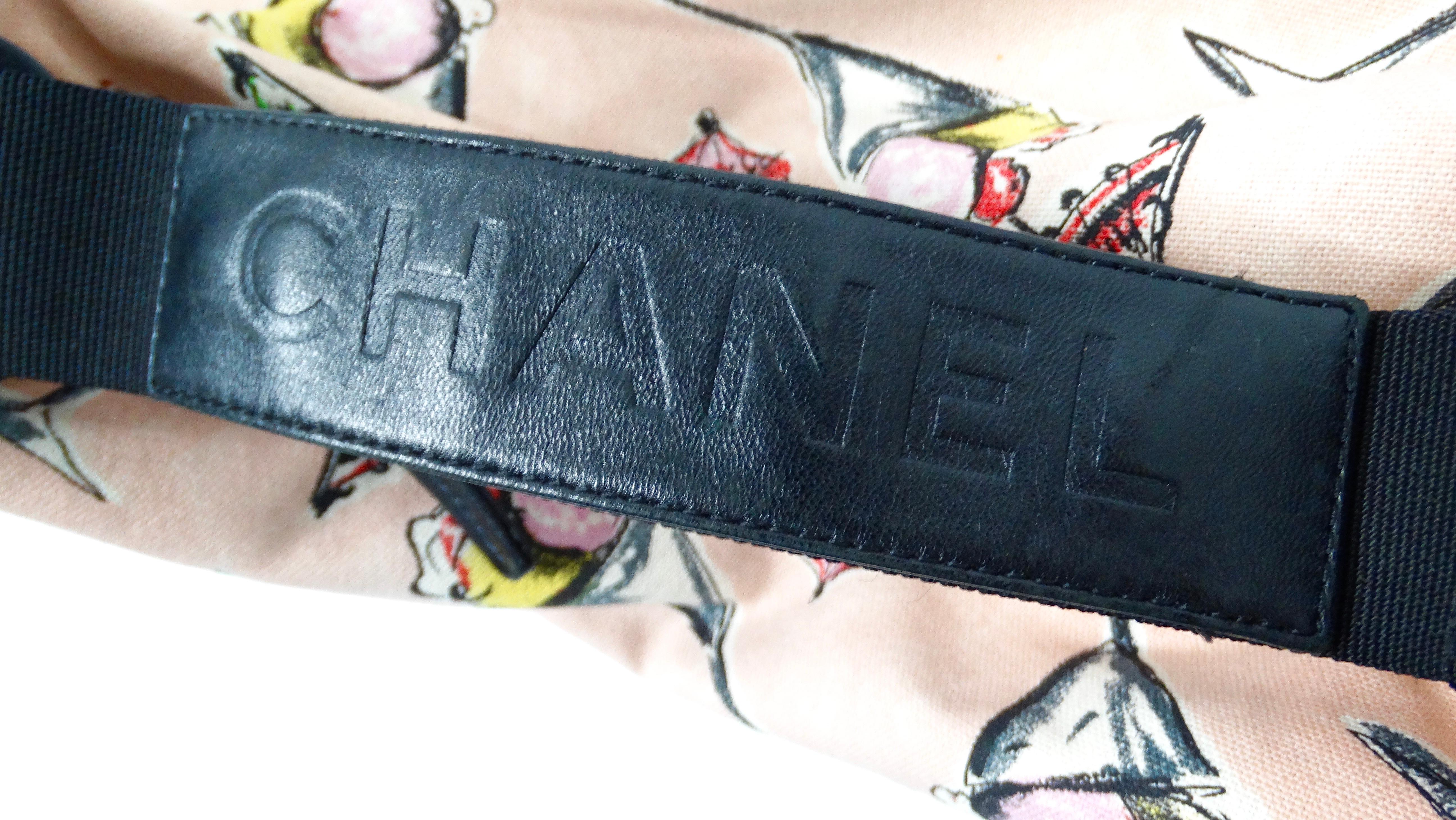 Femenino o masculino Bolso Chanel Iconic Ice Cream Parfait Canvas Print circa 2003 en venta