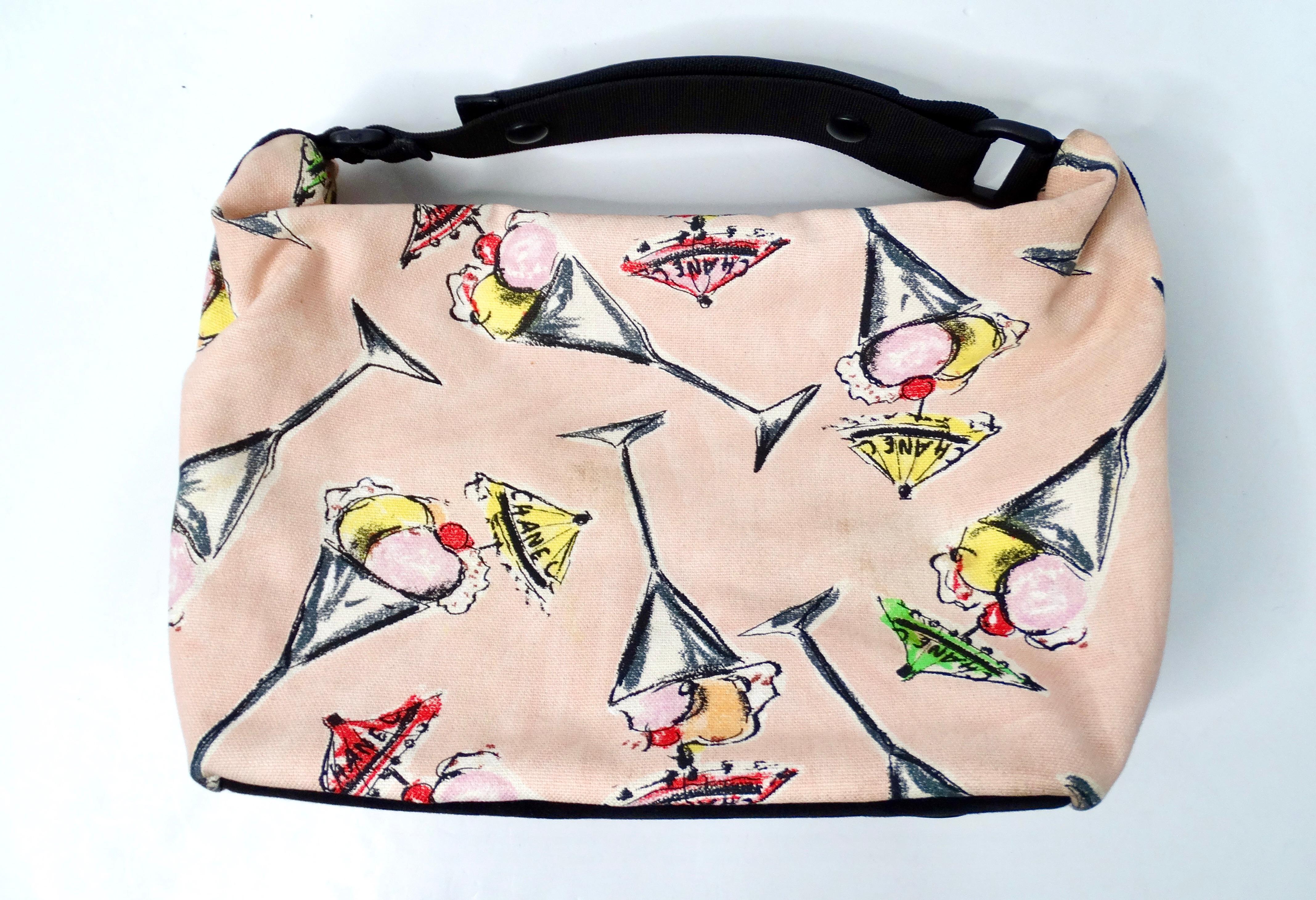Bolso Chanel Iconic Ice Cream Parfait Canvas Print circa 2003 en venta 2