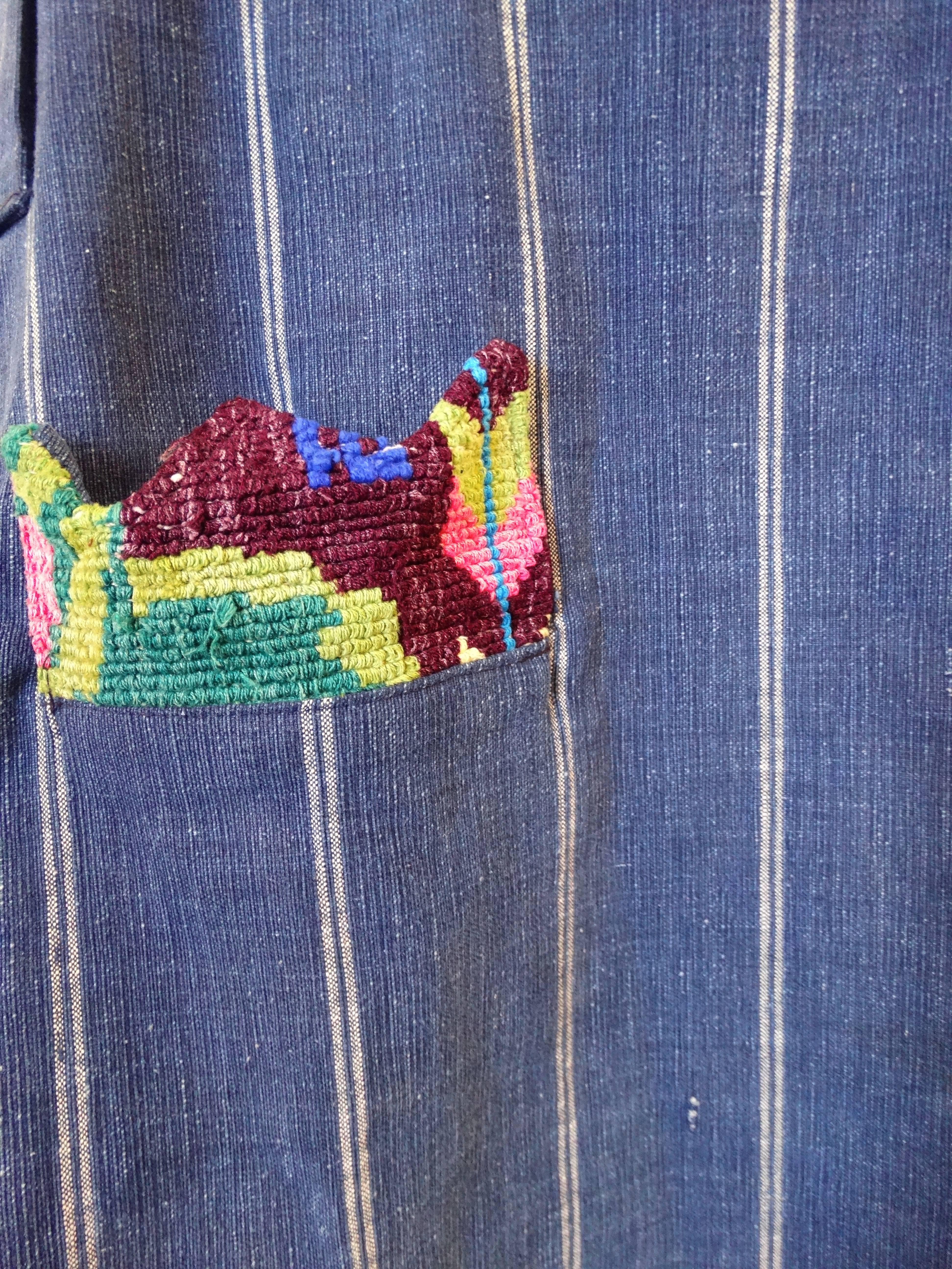 1970s Guatemalan Embroidered Cape 1